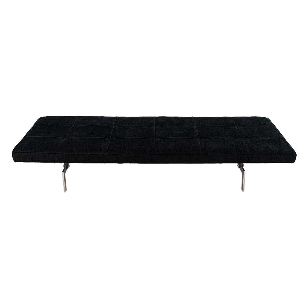 1996 Poul Kjaerholm für Fritz Hansen PK80 Daybed in schwarzem Stoff 3x erhältlich im Angebot