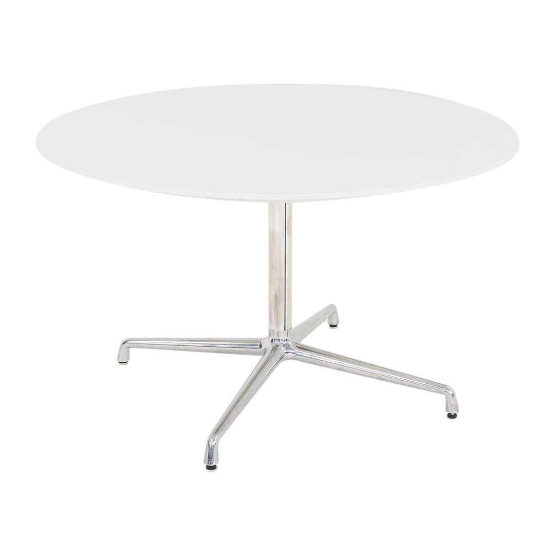 2011 Scott Wilson for Steelcase / Coalesse Round Laminate Dining Table 48in For Sale