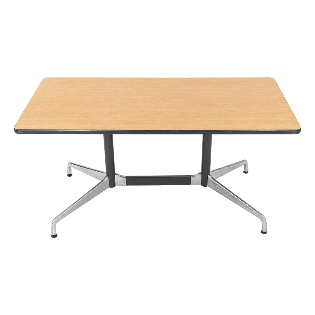 1997 Herman Miller Eames Segmented Dining Table / Conference Table 30x60 in Oak For Sale