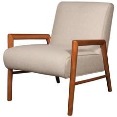 Open Armchair Designed by Leslie Diamond, Pair Available, Priced Individually 