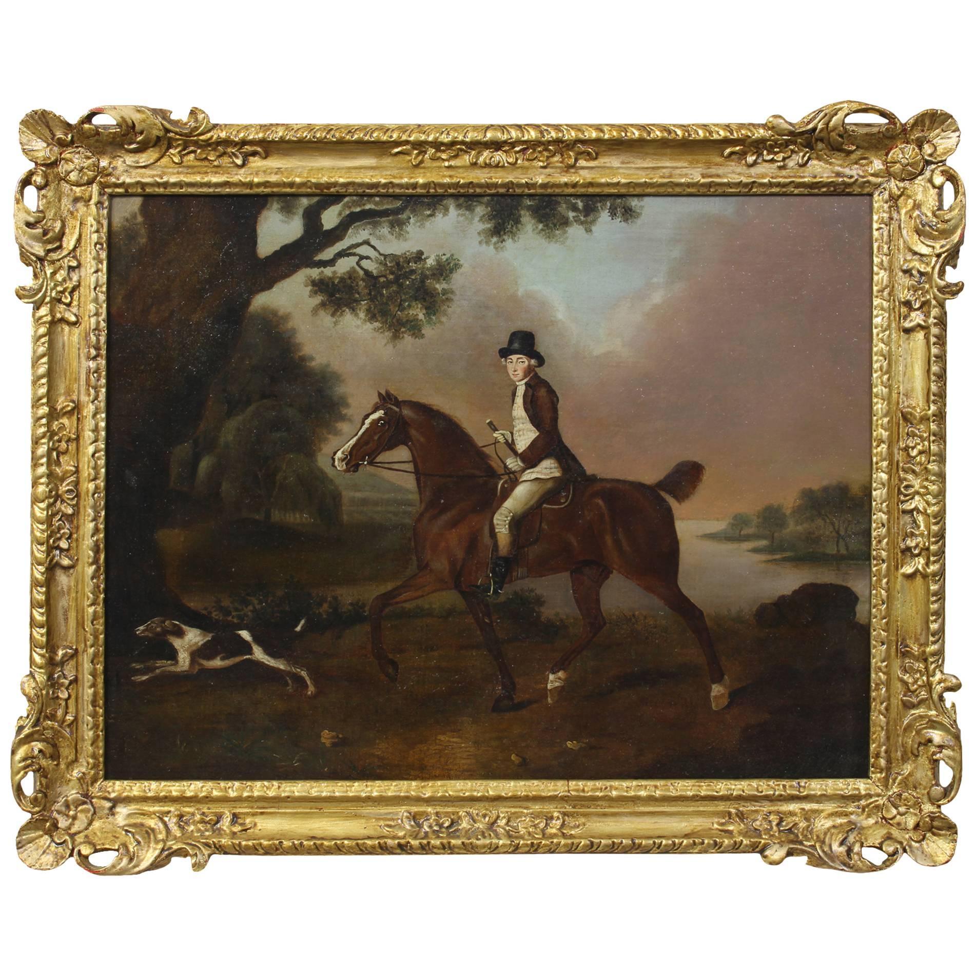 Late 18th Century English Sporting Painting in the Manner of George Stubbs