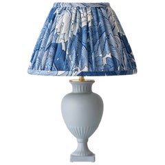 Flora Gouda Amphora Table Lamp (1950–1970) with New William Morris Shade
