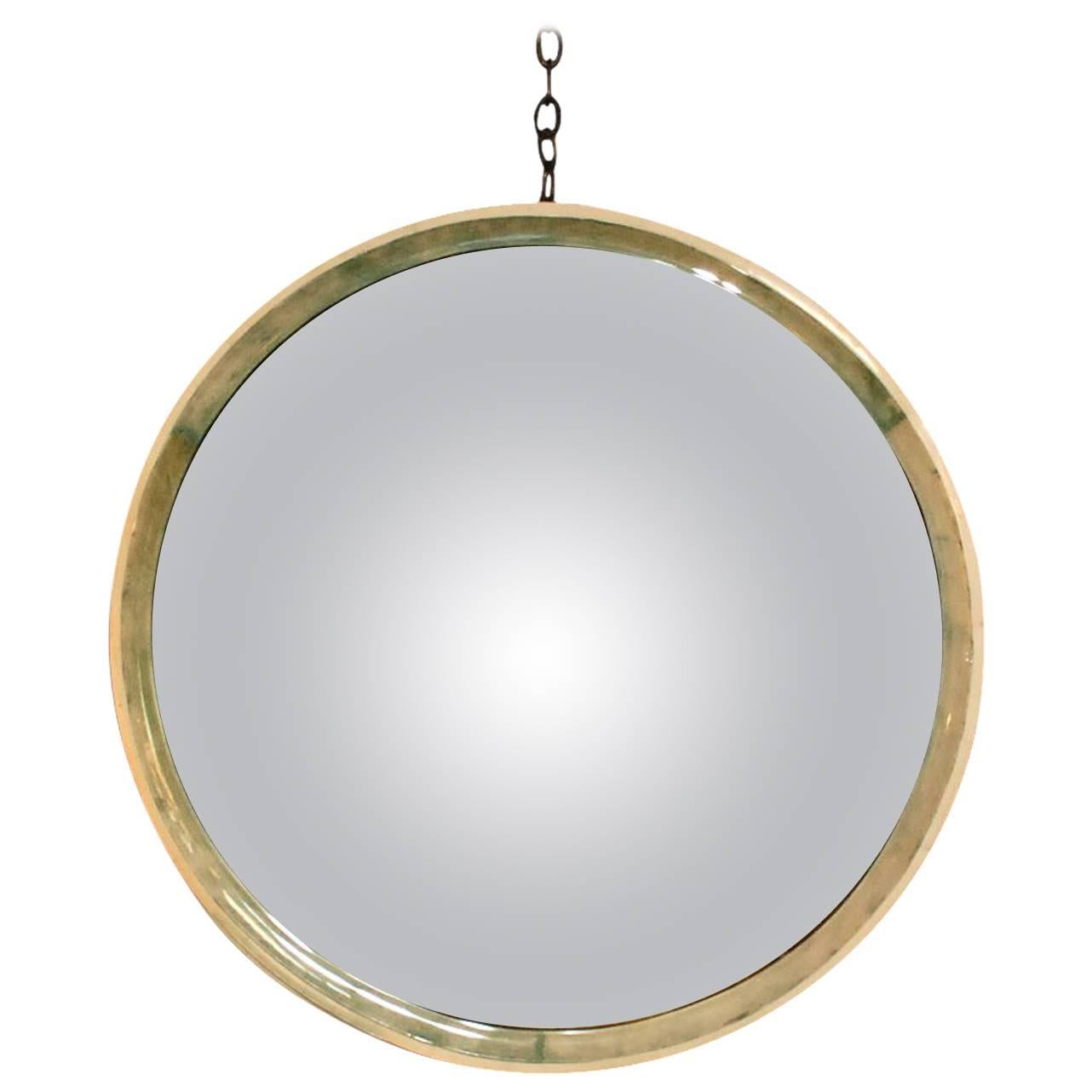 Convex Parchment and Bone Mirror