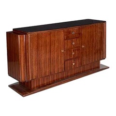 Buffet d'époque en palissandre de style Art Déco français