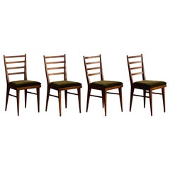 Guglielmo Ulrich Dining Chairs for Saffa Milano, 1950, Set of 4