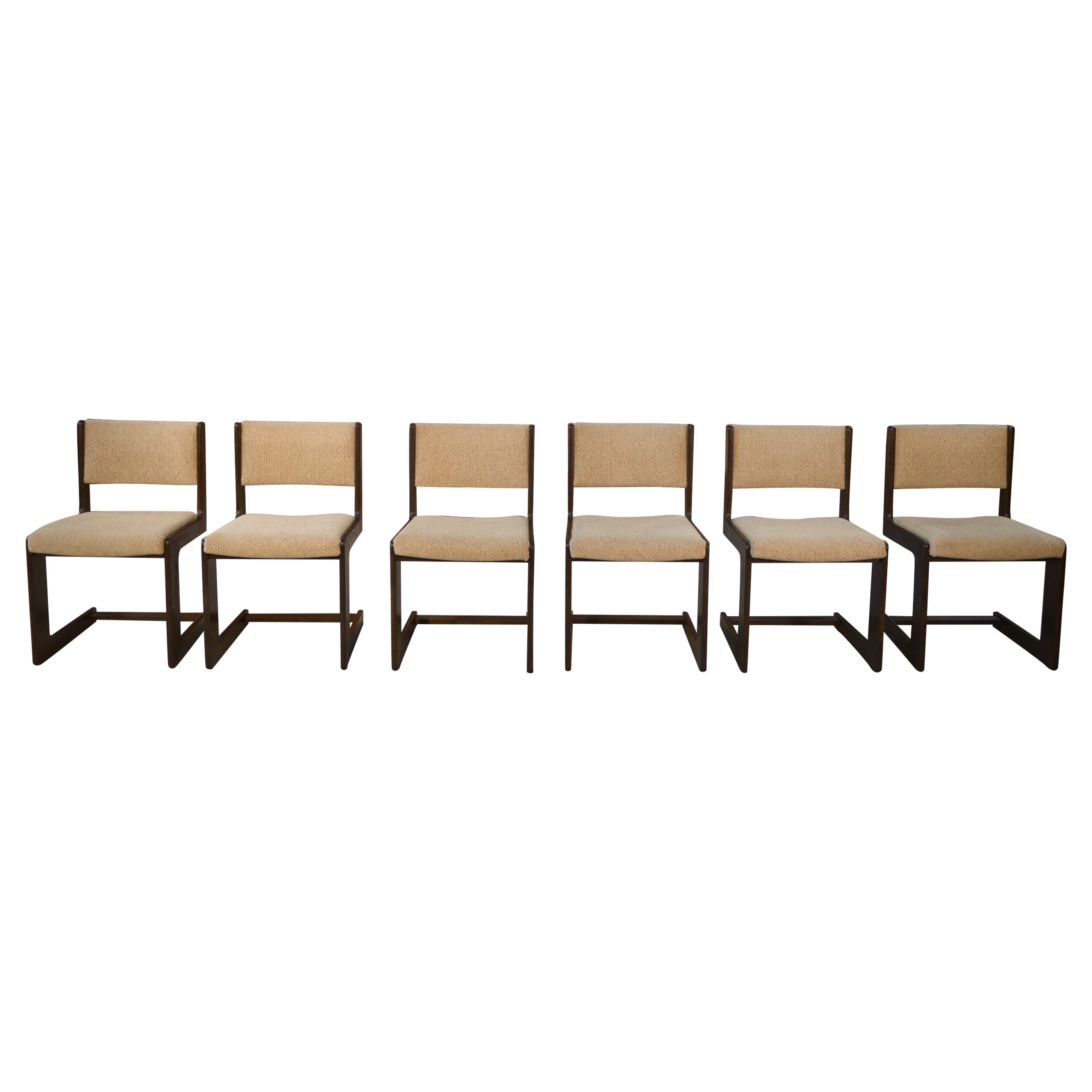 Ensemble von 6 Liegen CASALA aus Kunststoff, 1970er Jahre