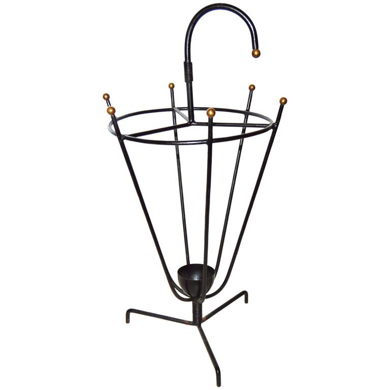 Leather Umbrella Stand at 1stdibs