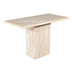 Vintage Italian Travertine Console Table 1970’s