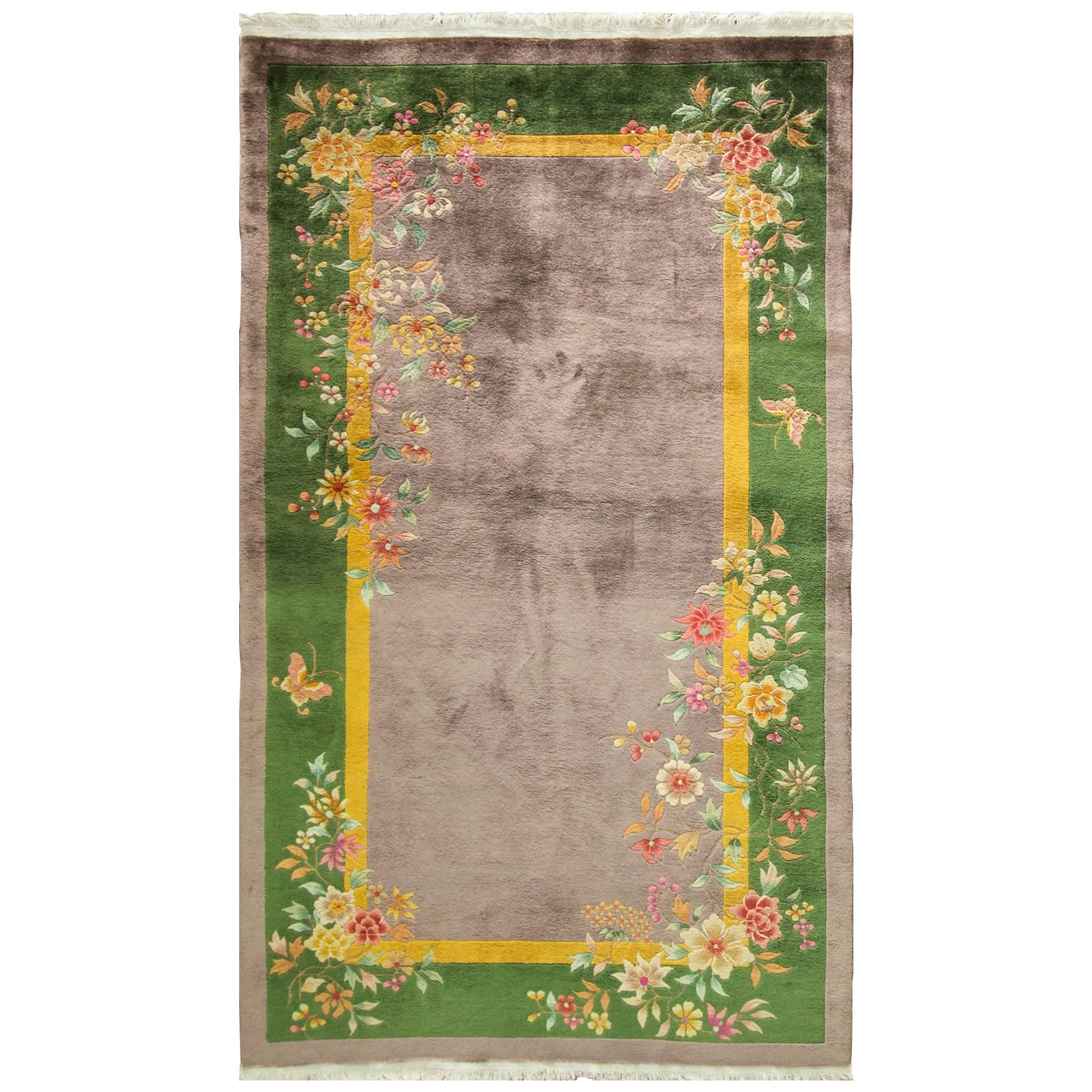 Great Antique Art Deco Chinese Rug