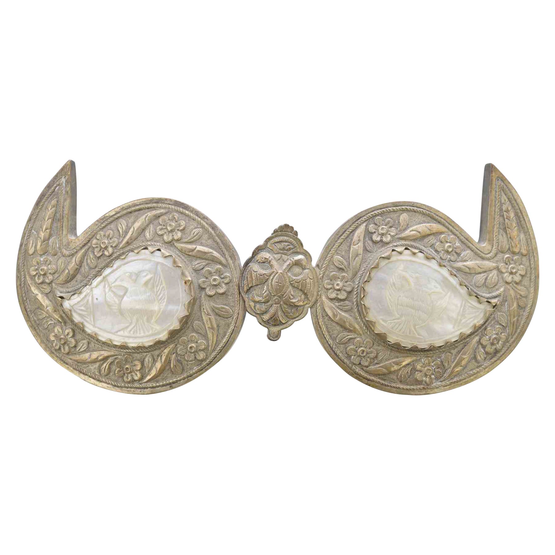 Ancienne boucle de ceinture bulgare, XIXe siècle