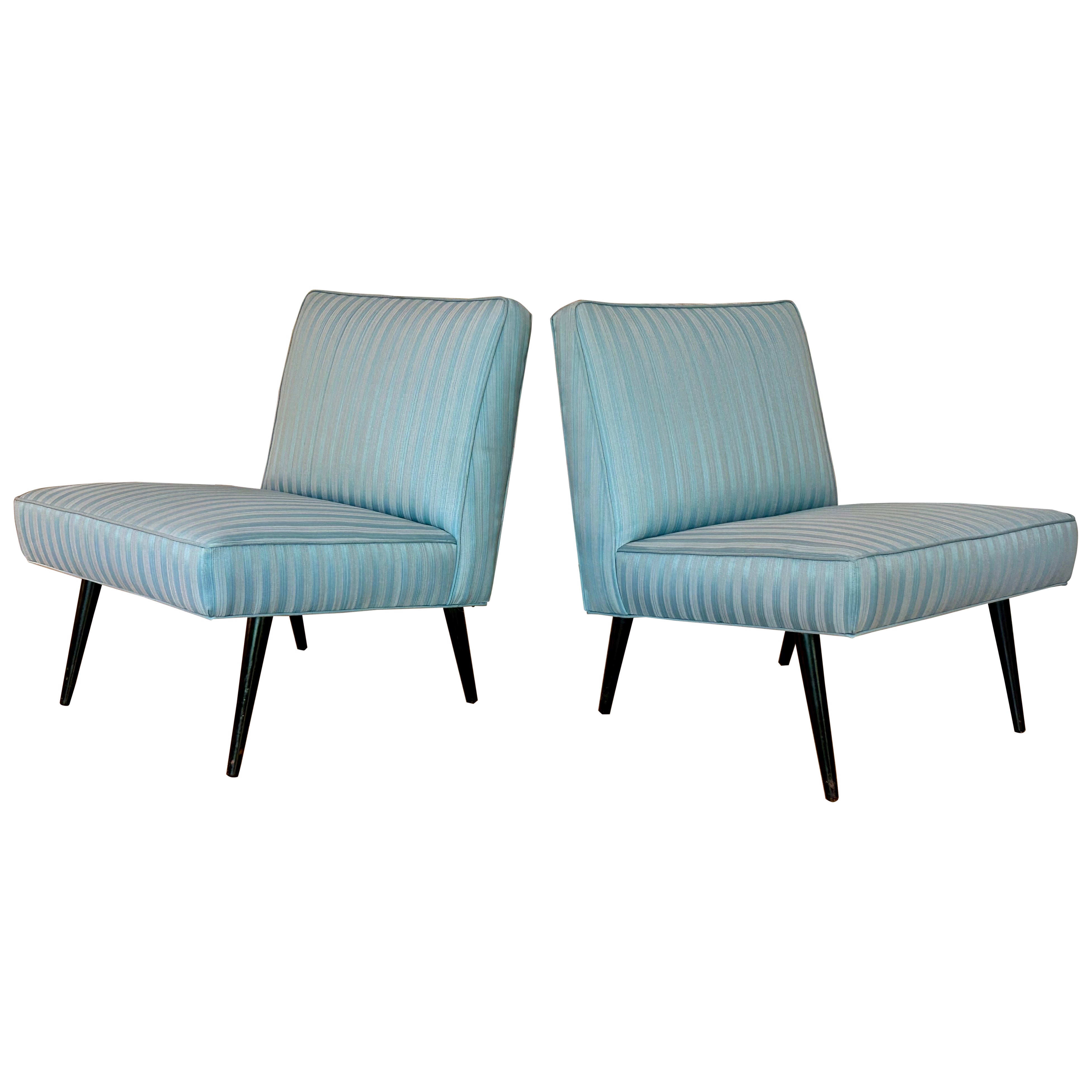 Occasional Slipper Lounge Chairs Paul McCobb For Sale