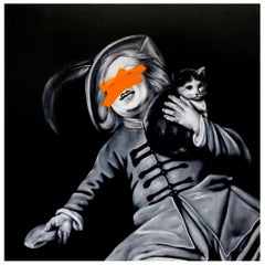 PETRA VON KAZINYAN - NON DARE DA MANGIARE ALL'ANIMALE (af. J. LEYSTER) Acrilico su tela