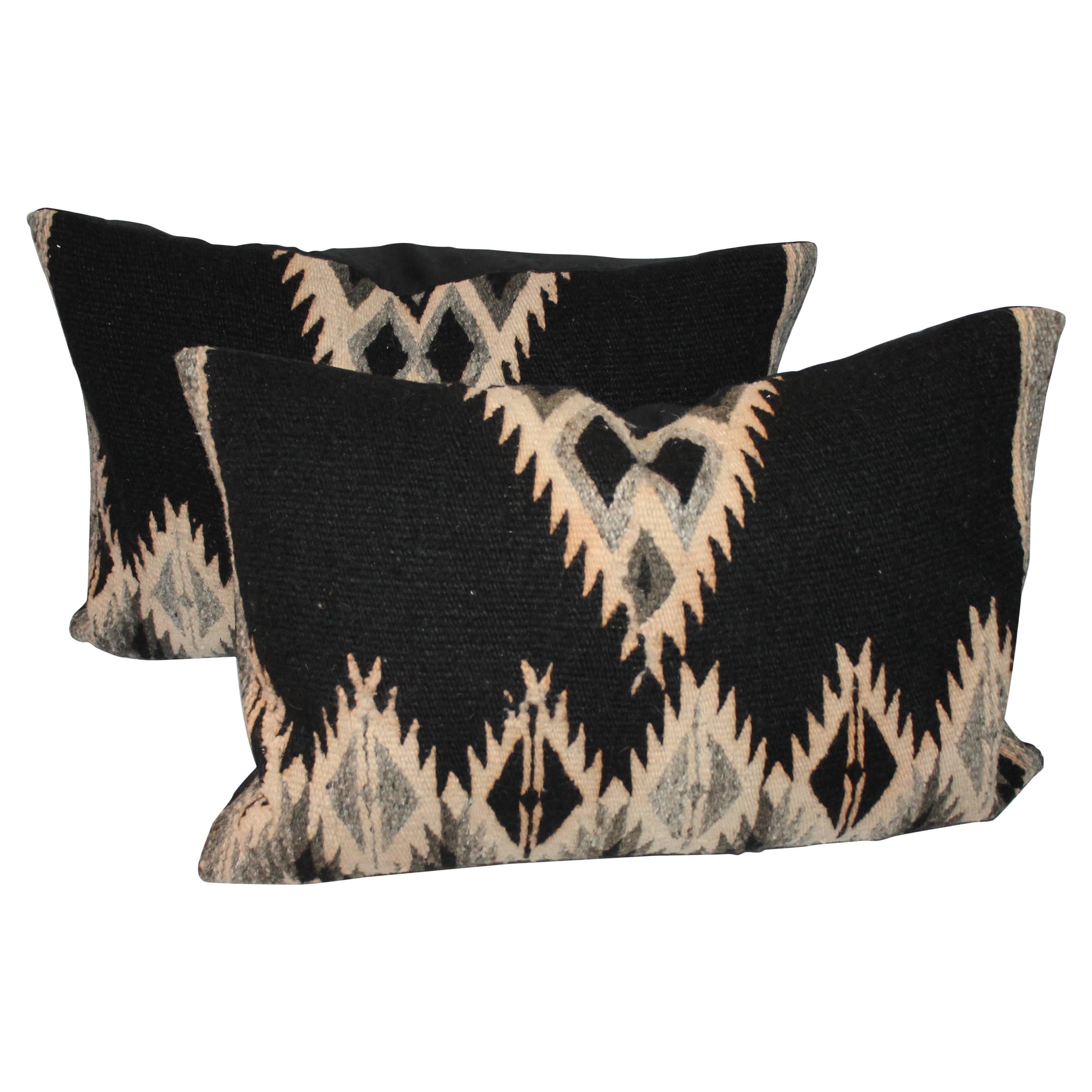 Pair of Indian Weaving Bolster Pillows
