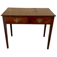 Ancienne table d'appoint/console en acajou figuré de qualité George III