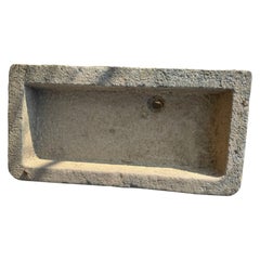Rectangular stone sink, Italy