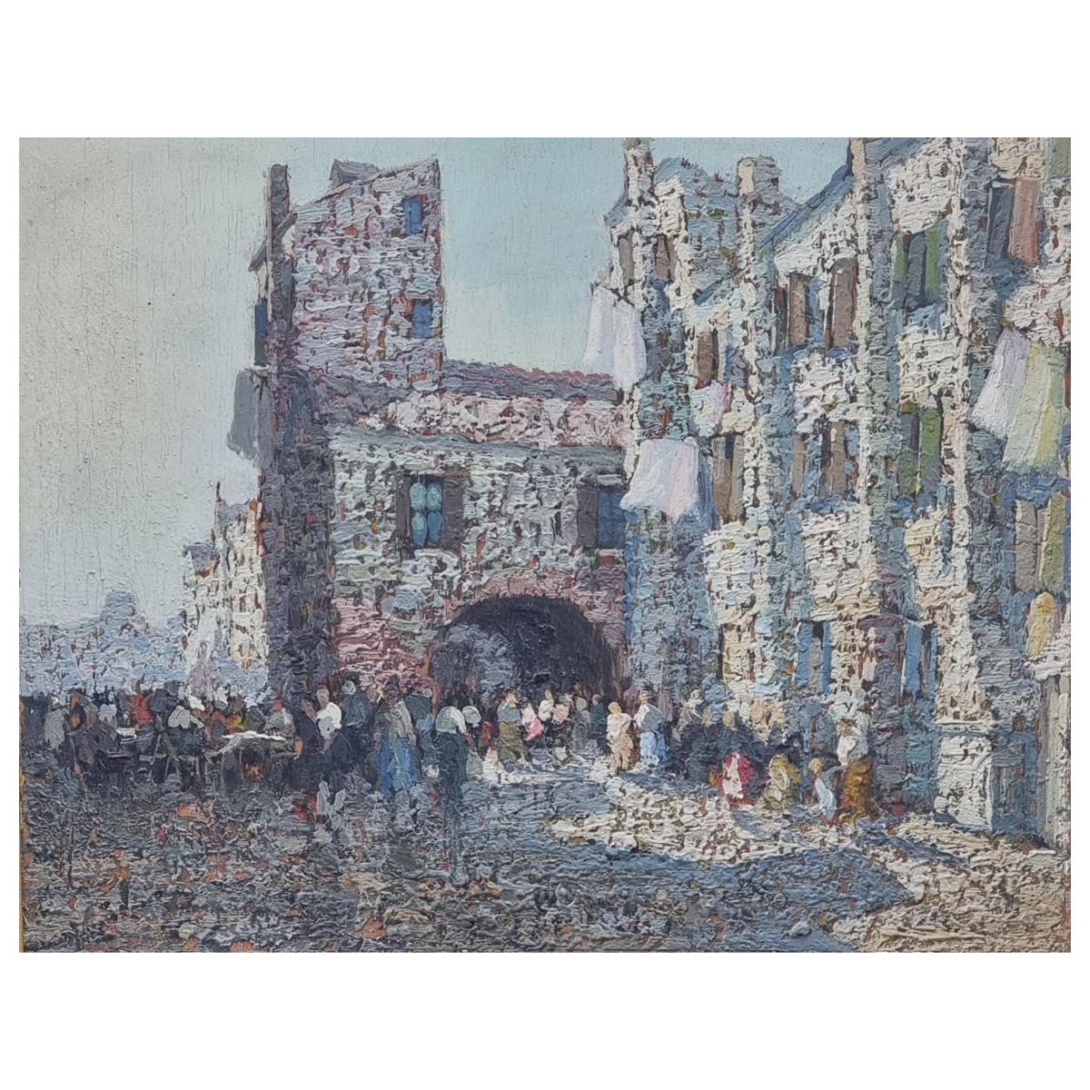 Luigi Pagan – “Chioggia e la Calle d’Oro”, 1938 im Angebot