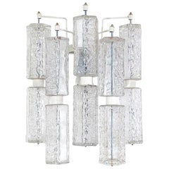 Paolo Venini Venini aplique de pared Vidrio de murano con estructura de métal, Italie 1960