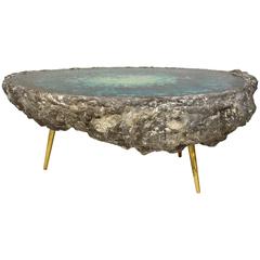 Extraordinary Von Pelt Meteorite Coffee Table, circa 2010, Switzerland