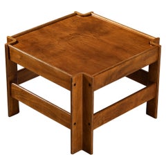 Table basse 'Zelda' en teck de Sergio Asti pour Poltronova