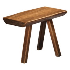 Mobichalet table brutaliste en chêne