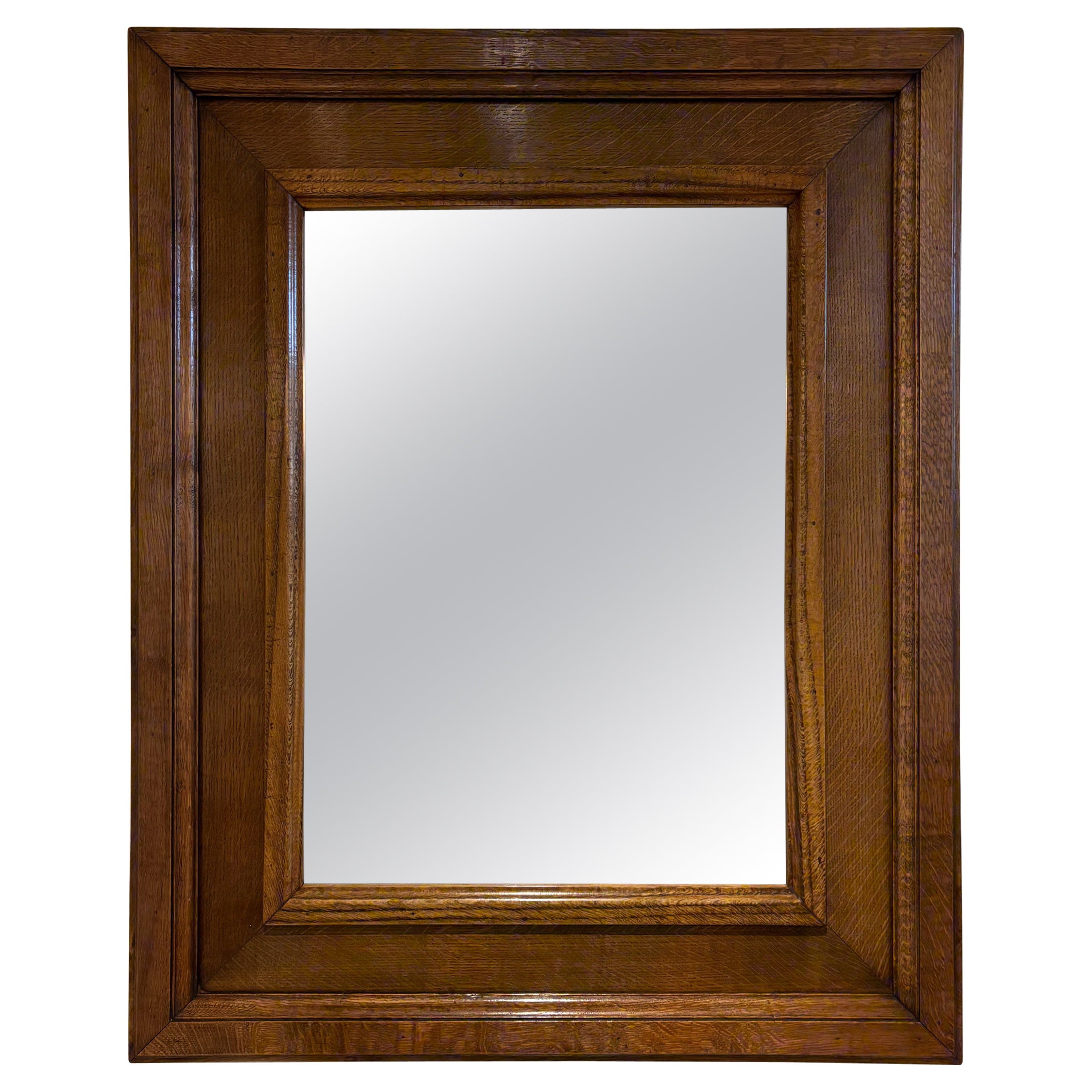 Miroir en Oak Oak des années 1940 en vente