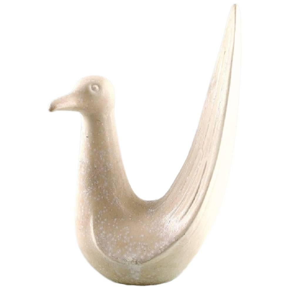 Rörstrand Stoneware Figure by Gunnar Nylund, Bird