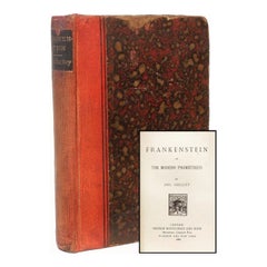 SHELLEY, Mary Frankenstein o el moderno Prometeo - 1888