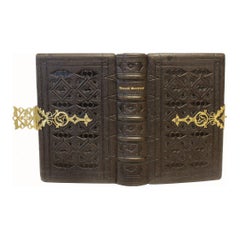 Libro della preghiera comune - 1852 - in una bella rilegatura montata in ottone!