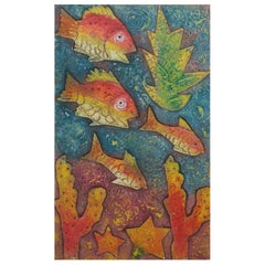 Vintage Color Print - 'Peces Tropicales' - Non signé - Cuba - Fin du 20ème siècle
