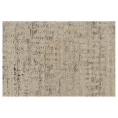 Rug & Kilim’s Modern Textural Rug in Beige and Brown Salt and Pepper Tones