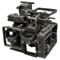 James Bearden Brutalist Blackened Steel “Dwelling” Box 2015