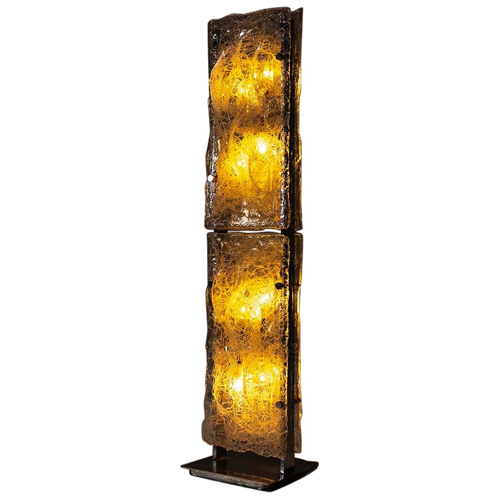 Floorlamp by Tony Zuccheri for Mazzega, Italy 1970s For Sale