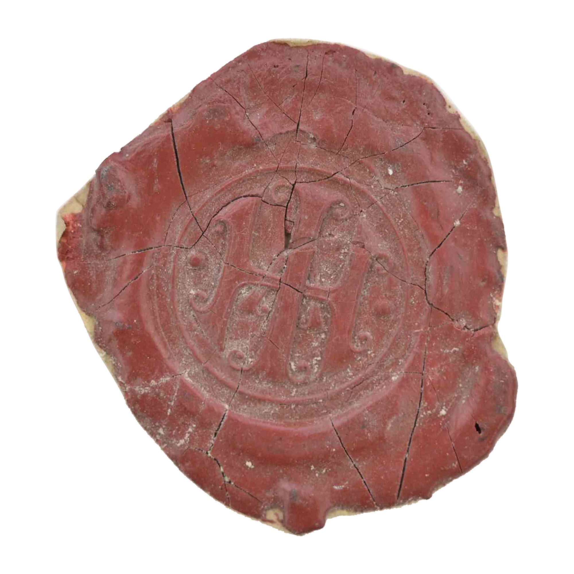Antico sigillo di cera, 18° secolo