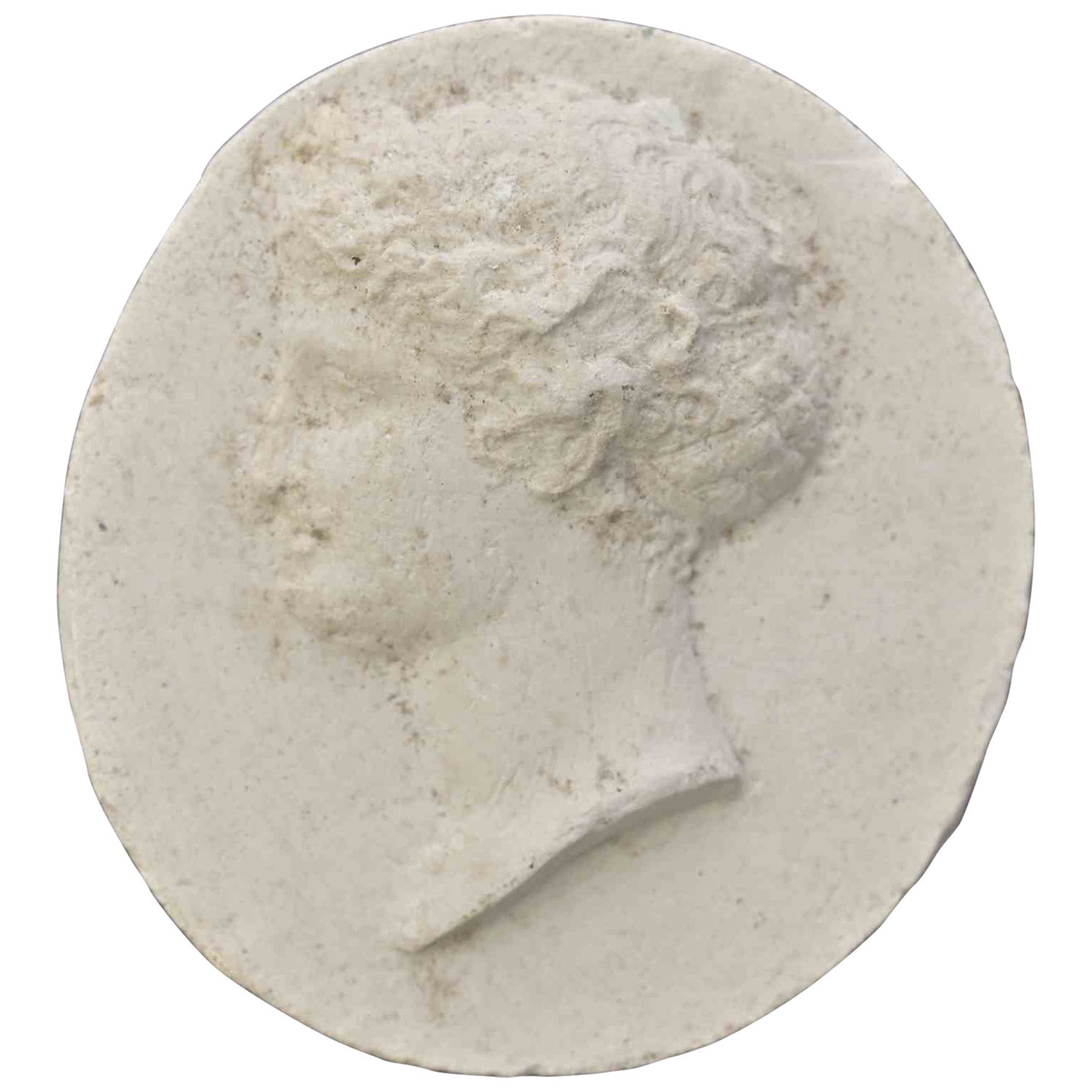 Camafeo calcográfico neoclásico antiguo, siglo XIX