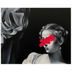 PETRA VON KAZINYAN - JUDITH (af. CARAVAGGIO) Acrylic on Canvas 32x40"