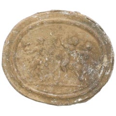 Ancienne intaille camée néoclassique, 19e siècle