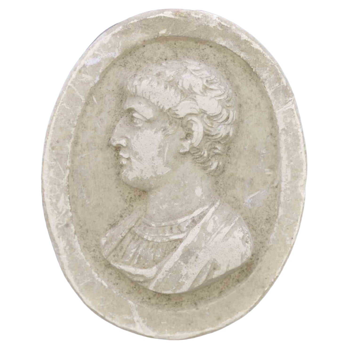 Camafeo calcográfico neoclásico antiguo, siglo XIX