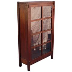 Arts 
Crafts Glass Front Cabinet, circa 1910