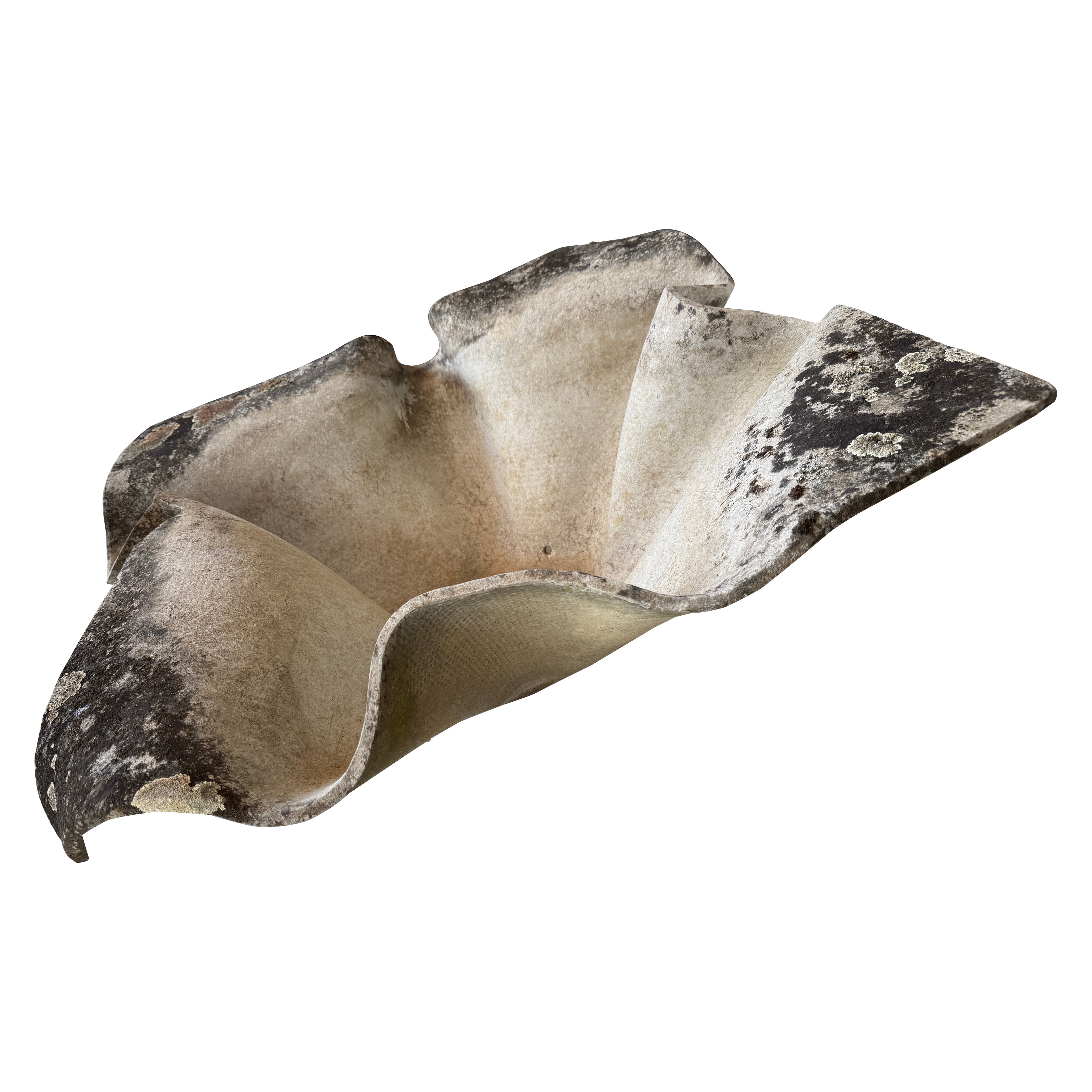Willy Guhl Grand mouchoir en forme d'oreille d'éléphant Jardinière en vente