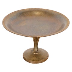 Tiffany Studios New York Bronze Pedestal Bowl or Compote Dish