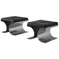 Michel Boyer "X" stools for Rouve, France 1968