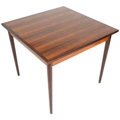 Brazilian Rosewood Square Draw Leaf Dining Table 