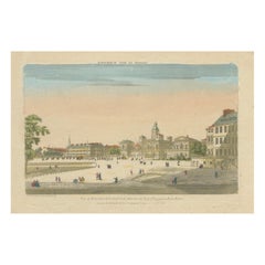 Optical View of the Royal Palace at Buen Retiro, Hand-Colored, London c.1780