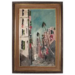 Bernstorff Oil Painting, Tunis, 1956