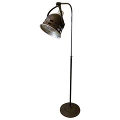 1920s Industrial Articulating Medical Floor Lamp 1