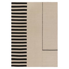Rug & Kilim: un kilim contemporaneo nei toni del crema e del nero