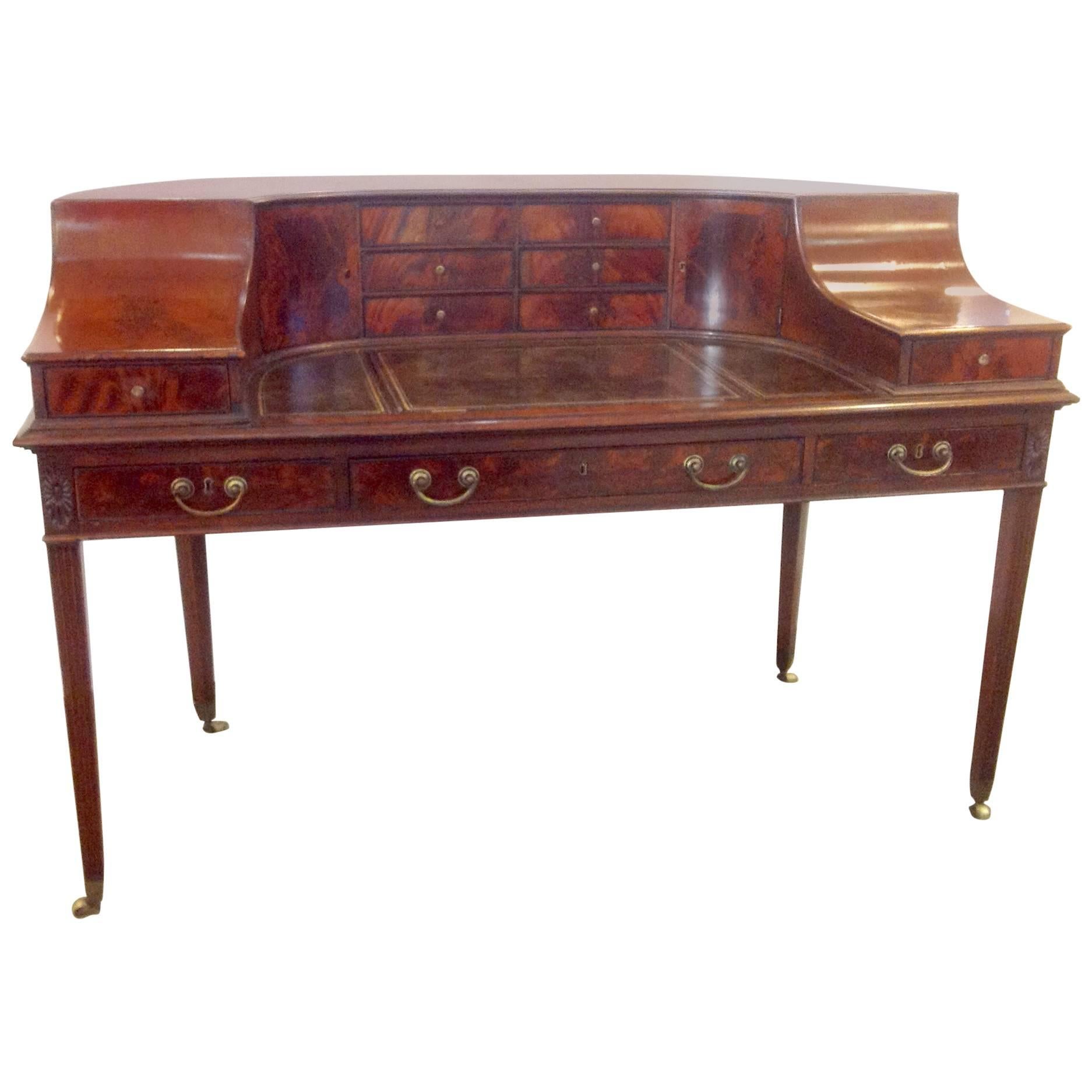 English Carlton House Desk, Early 1800s For Sale