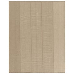 Rug & Kilim - Kilim contemporaneo con strisce beige testurizzate