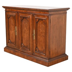 Regency Walnut Expanding Top Buffet Server or Bar Cabinet by Mount Airy