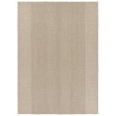 Rug & Kilim - Kilim contemporaneo con strisce beige testurizzate
